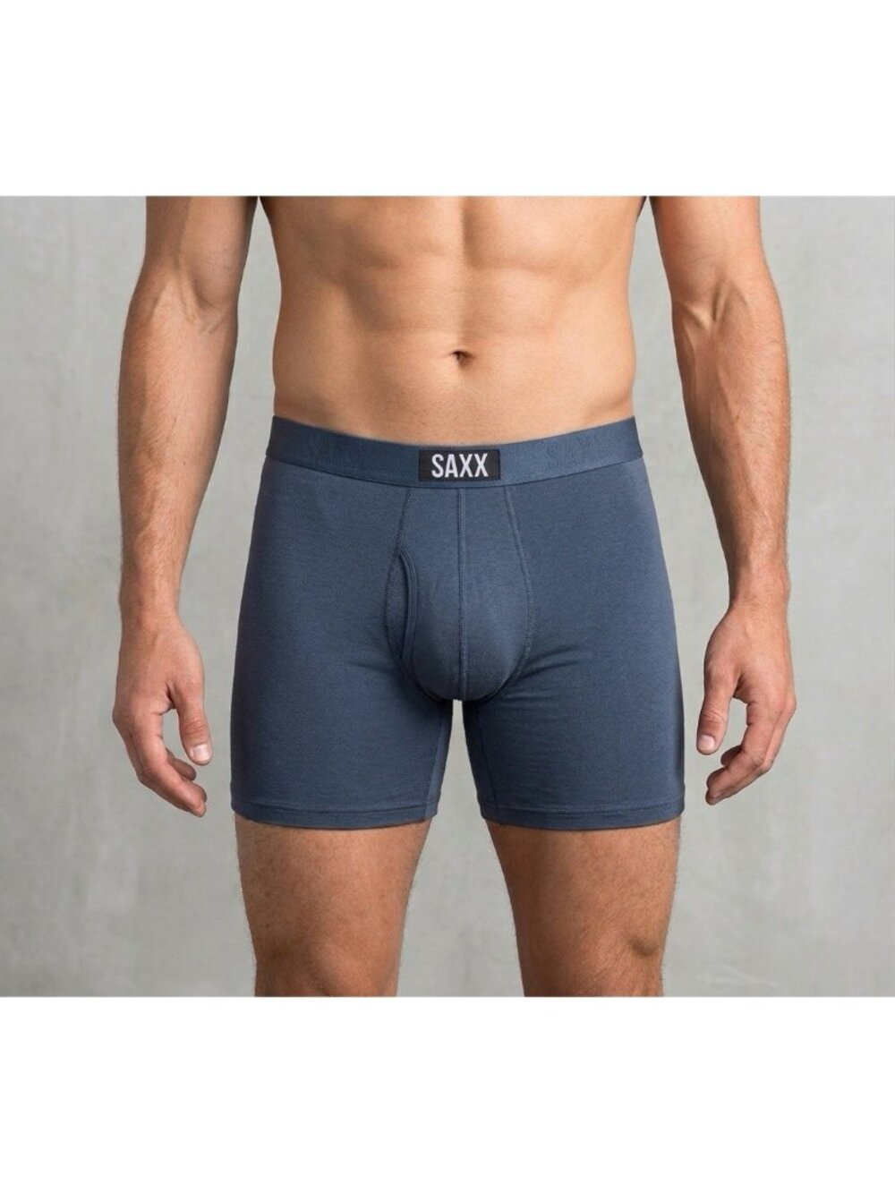 SAXX Vibe Xtra Soft Comfort Boxer Briefs Mens Large Blue SXPP3VX BallPark Pouch